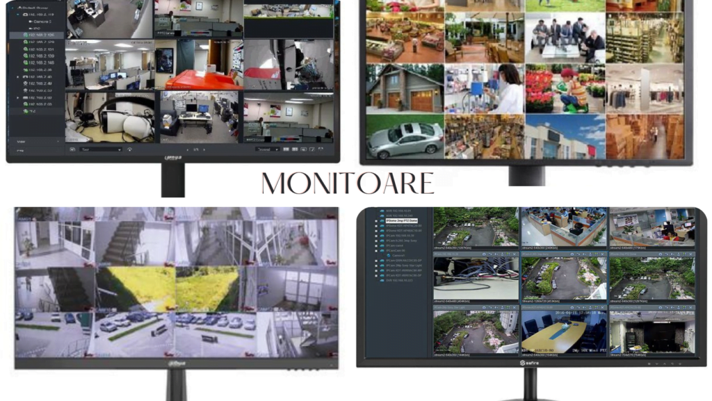 Monitoare HD și Full HD pentru sistem de supraveghere 